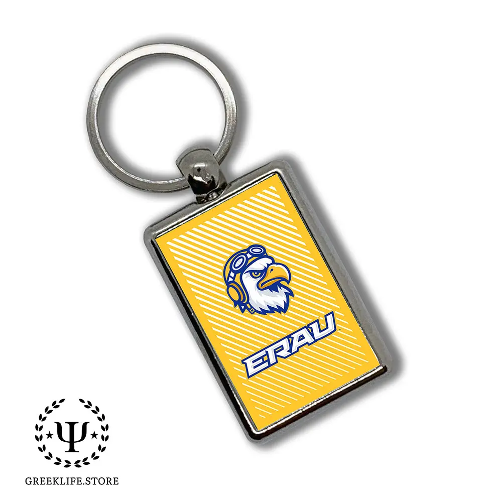 Embry-Riddle Aeronautical University Eagles Sport Keychain Rectangular