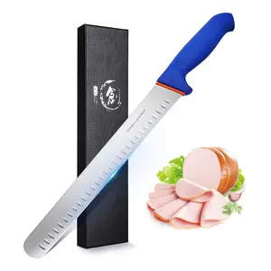 DRAGON RIOT Premium 12 Inch Brisket Slicing Knife – Meat Cutting Knife for BBQ, Grill and Roast Carving,, Ideal Gift Choice