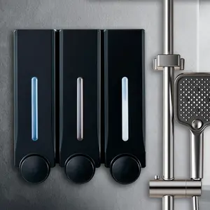 Wall Mounted Soap Dispenser, Manual Press Drip Type Soap Dispenser, Shampoo Shower Gel Soap Dispenser, Bathroom Accessories, Soap Container