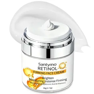 JD CONCEPT Santymo Retinol Facial Moisturizer Night Cream with Hyaluronic Acid, Niacinamide, Vitamin E - Brightening, Hydrating, Anti-Aging, Wrinkles-Reducing for All Skin Types, 1.7 oz.