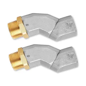 3/4 Inch  Fuel Hose Swivel 360 Rotating Connector for Fuel Nozzle Multi Plane Fuel Plane Swivel