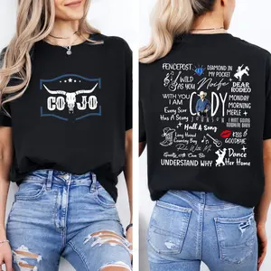 Co Jo Bullhead Concert Shirt, Cody Johnson Country Music Unisex T-Shirt, Shortsleeve, Top