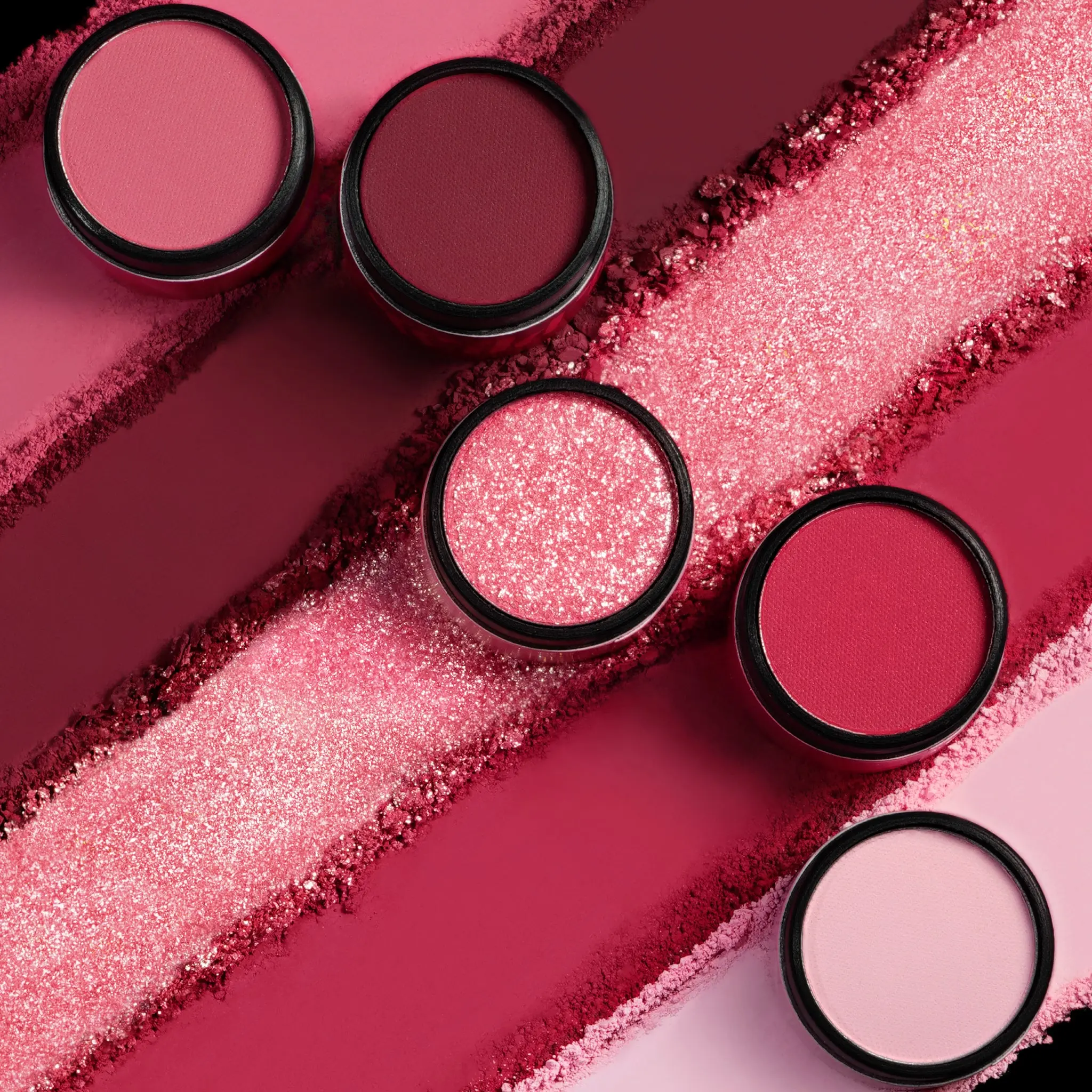 Ultra Pinks Petite Eyeshadow Stack