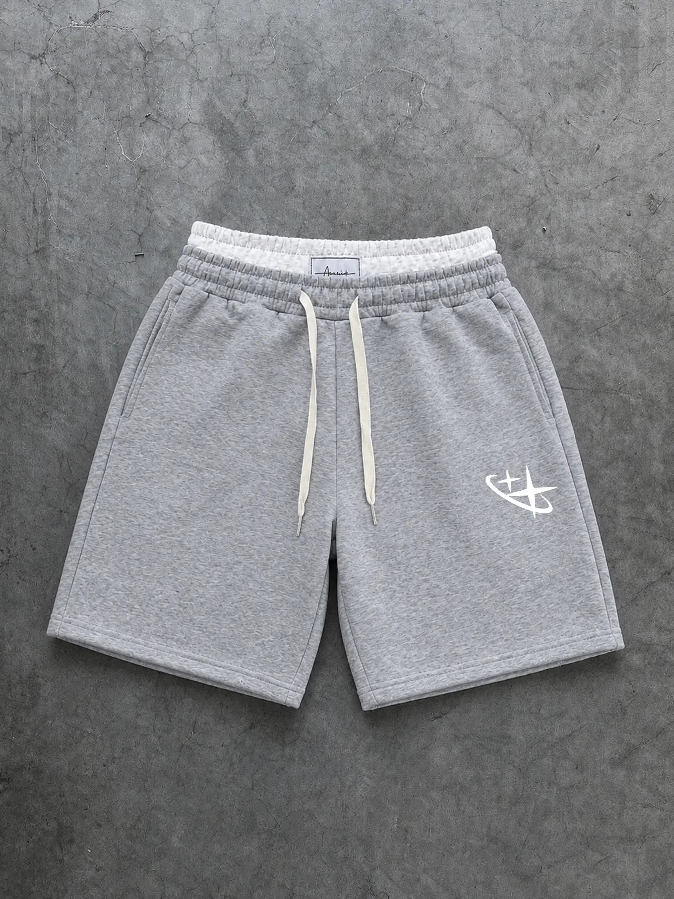 Men Pure Cotton Graphic Shorts Three Pack Relaxed Fit Drawstring Waist Casual Sweat Shorts Summer Outfits Streetwear Daily Wear Gym Lounge Travel Festival Fit Minimal Logo Elastic Waist Lightweight Breathable Everyday Bottoms Menswear