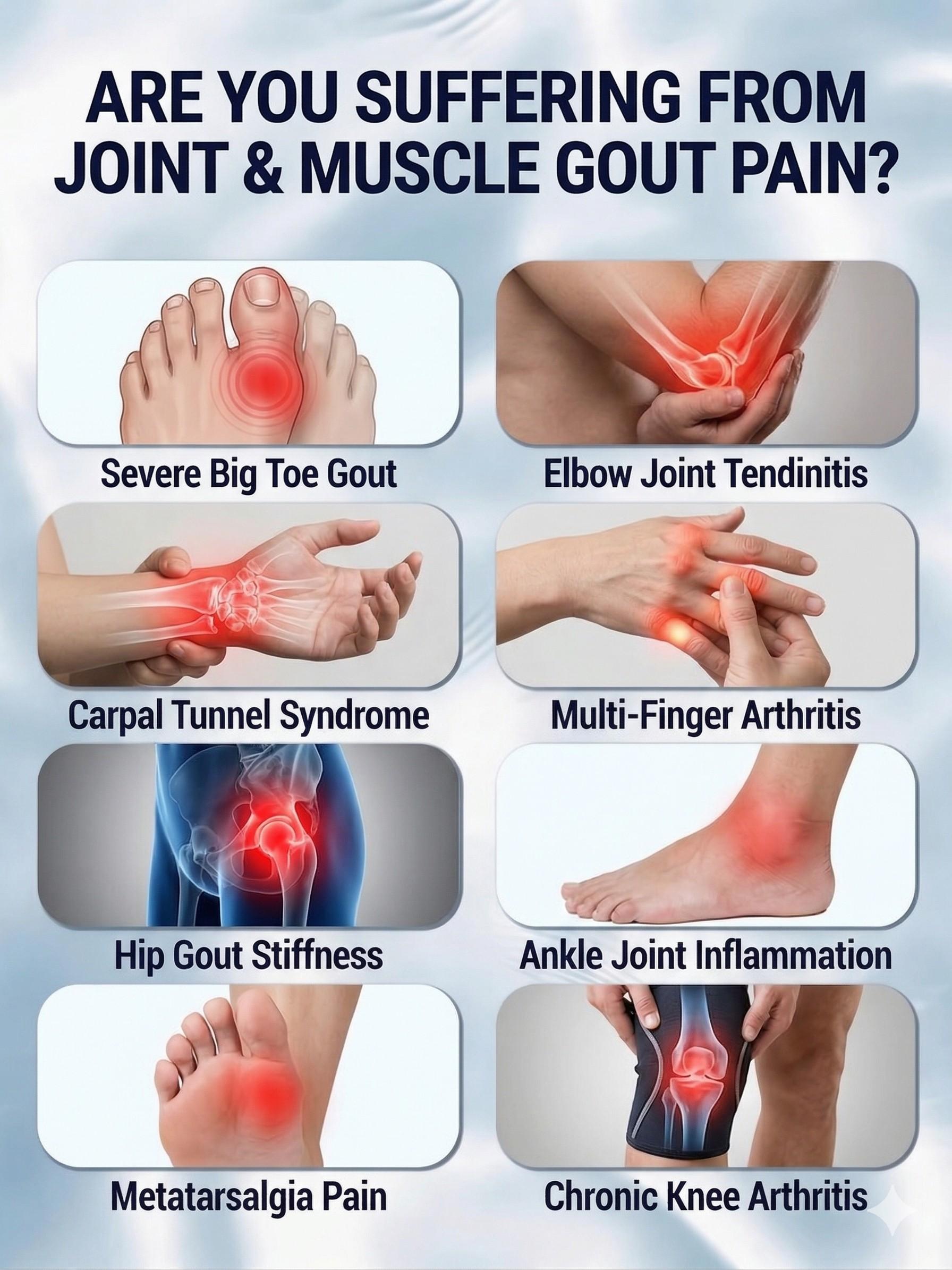 Multi-Purpose Herbal Heating Pads for Joint Support, Fast Warmth Deep Tissue Patch for Gout & Muscle Discomfort, 7 Pcs Long-Lasting Therapy