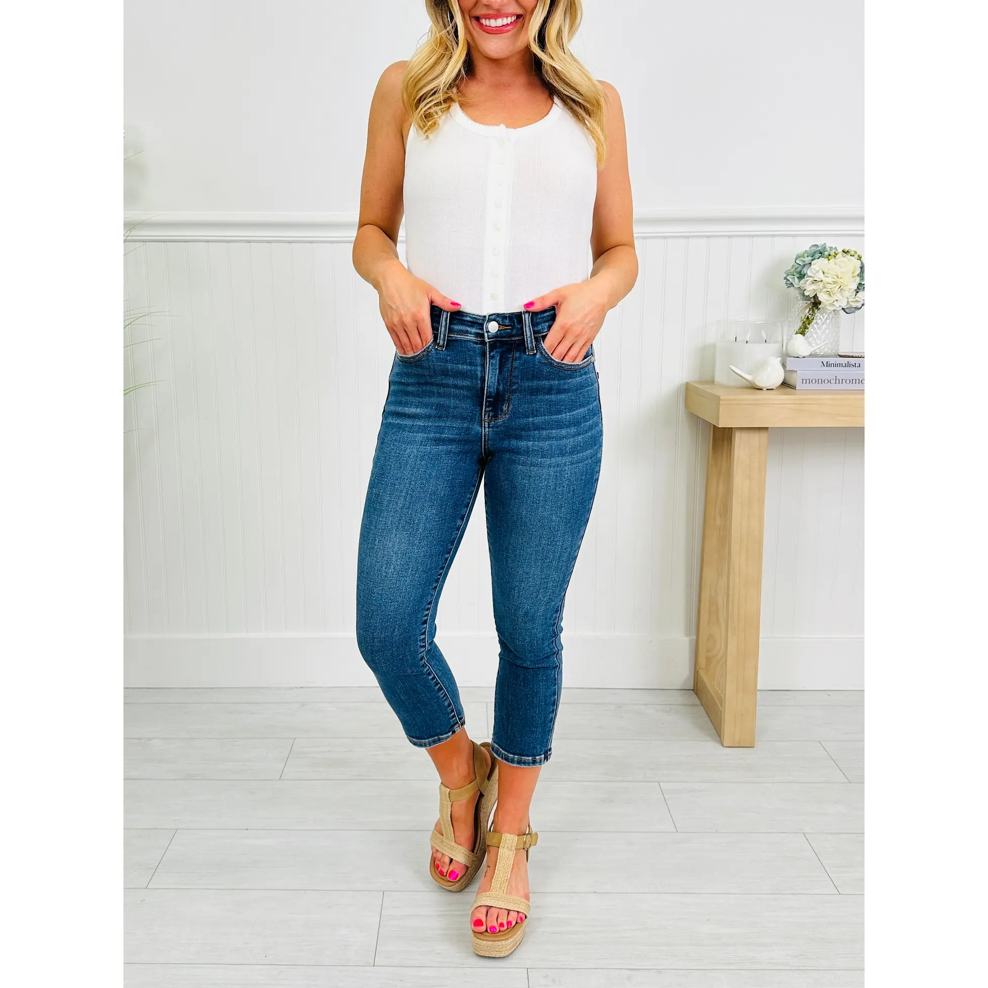 Judy Blue Daily Favorite Capri Jeans