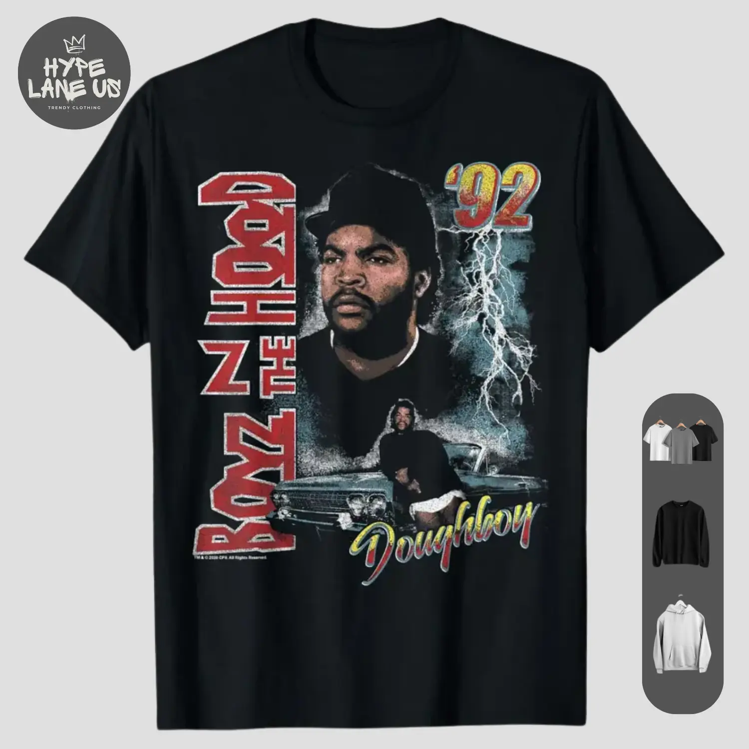 Boyz N The Hood Doughboy 92 Vintage Movie Graphic – Unisex T-Shirt, Sweatshirt & Hoodie, Classic Hip Hop Film Shirt, Retro Streetwear, Collector’s Edition