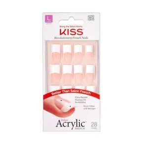 Kiss Salon Acrylic French Kit Back Talk Long (KSA08) 2-PACK