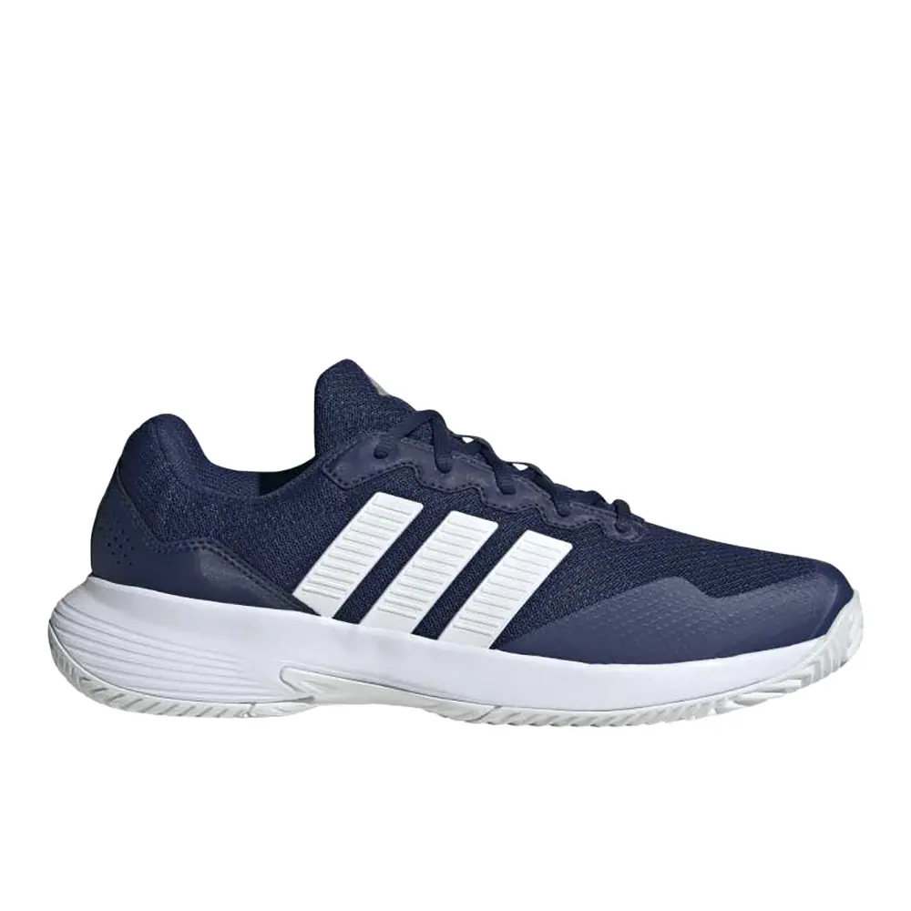 adidas Mens Gamecourt 2 Tennis Sneakers Shoes - Blue