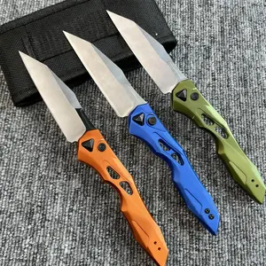 7650 Portable Folding Pocket Knife with Secure Lock, Durable Blade, Lightweight Aluminum Handle, Multi-Color Choices, Ideal for Everyday Home Use