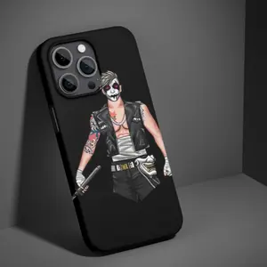 Free Fire Gangster Design Phone Case – Gaming Villain Style, Tough & MagSafe Case for iPhone 17-11 Pro Max Plus