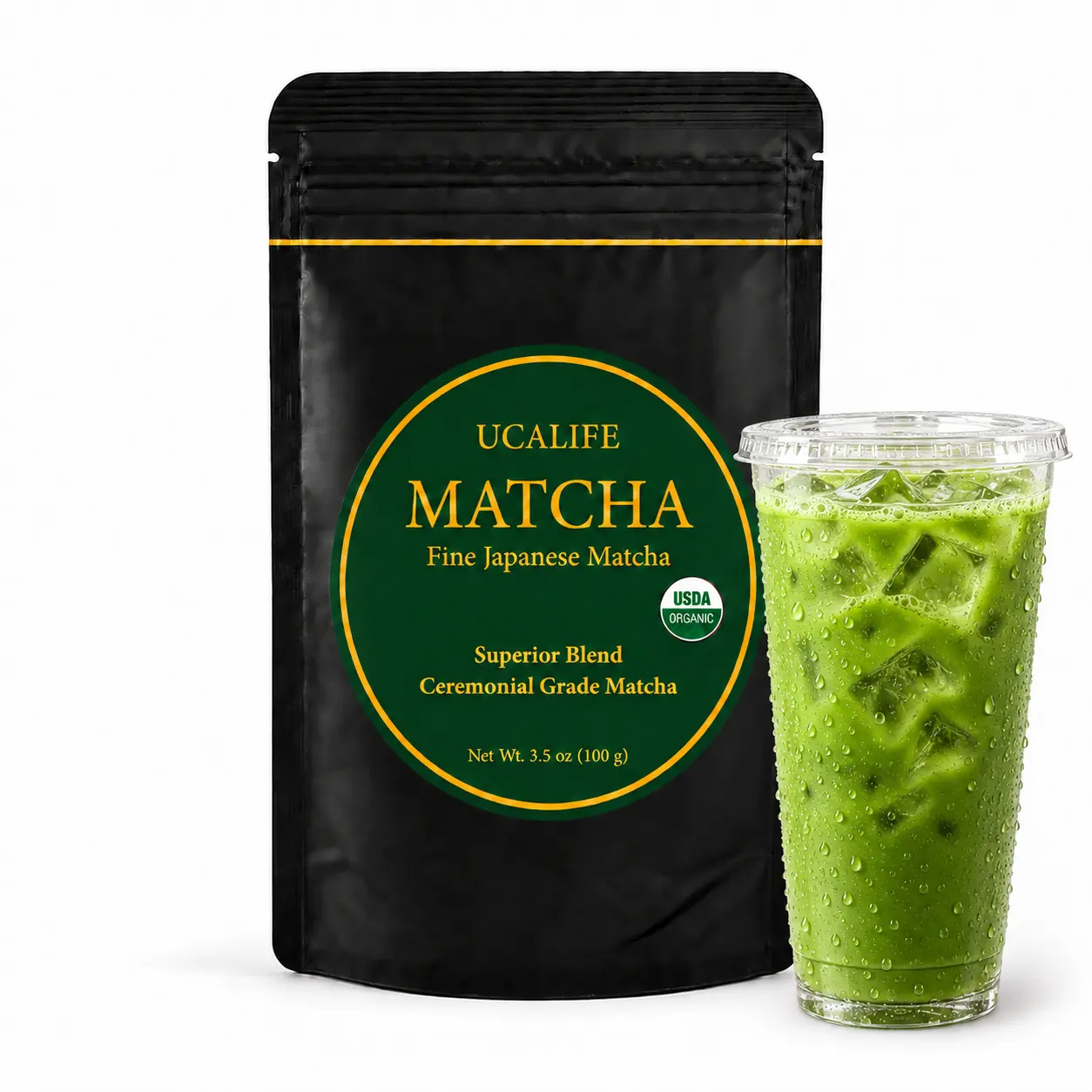 Matcha Organic Ceremonial Grade Matcha Green Tea Powder – Rich, Smooth Flavor, Ideal for Straight Matcha & Lattes