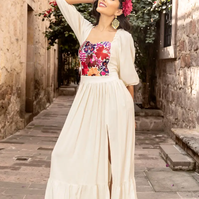linen evening dress Draped Sheer Linen Dress – Subtle Le Nguyen main image 0
