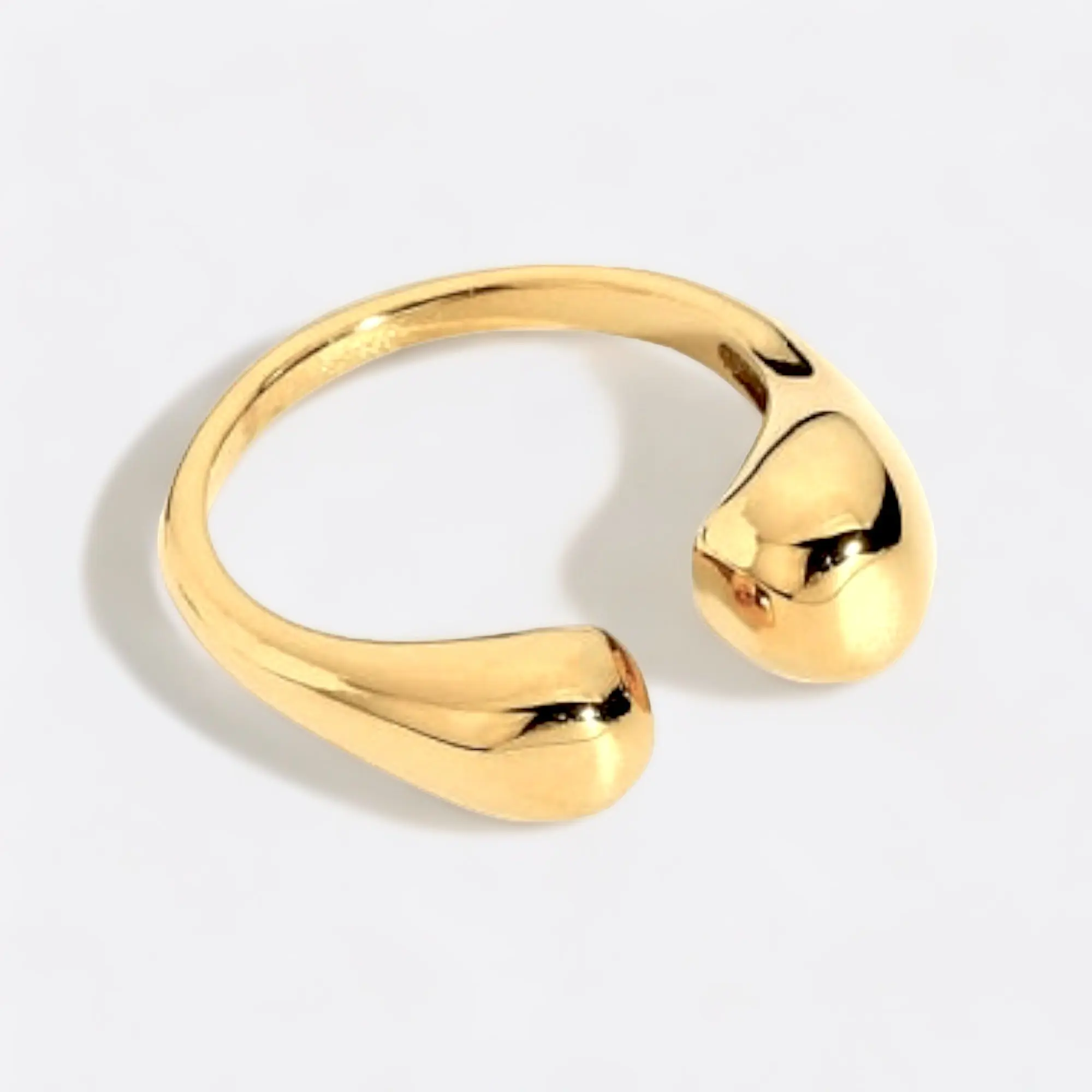 Willa Open Ring 18k Gold, Waterproof and Hypoallergenic Jewelry