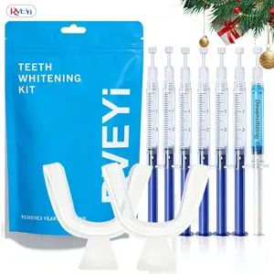 Rveyi Teeth Whitening Kit, Portable Refill Pack, Includes 7 X 3ML Peroxide Gel, Safe Enamel Protection, Perfect Gift for Parents & Partners