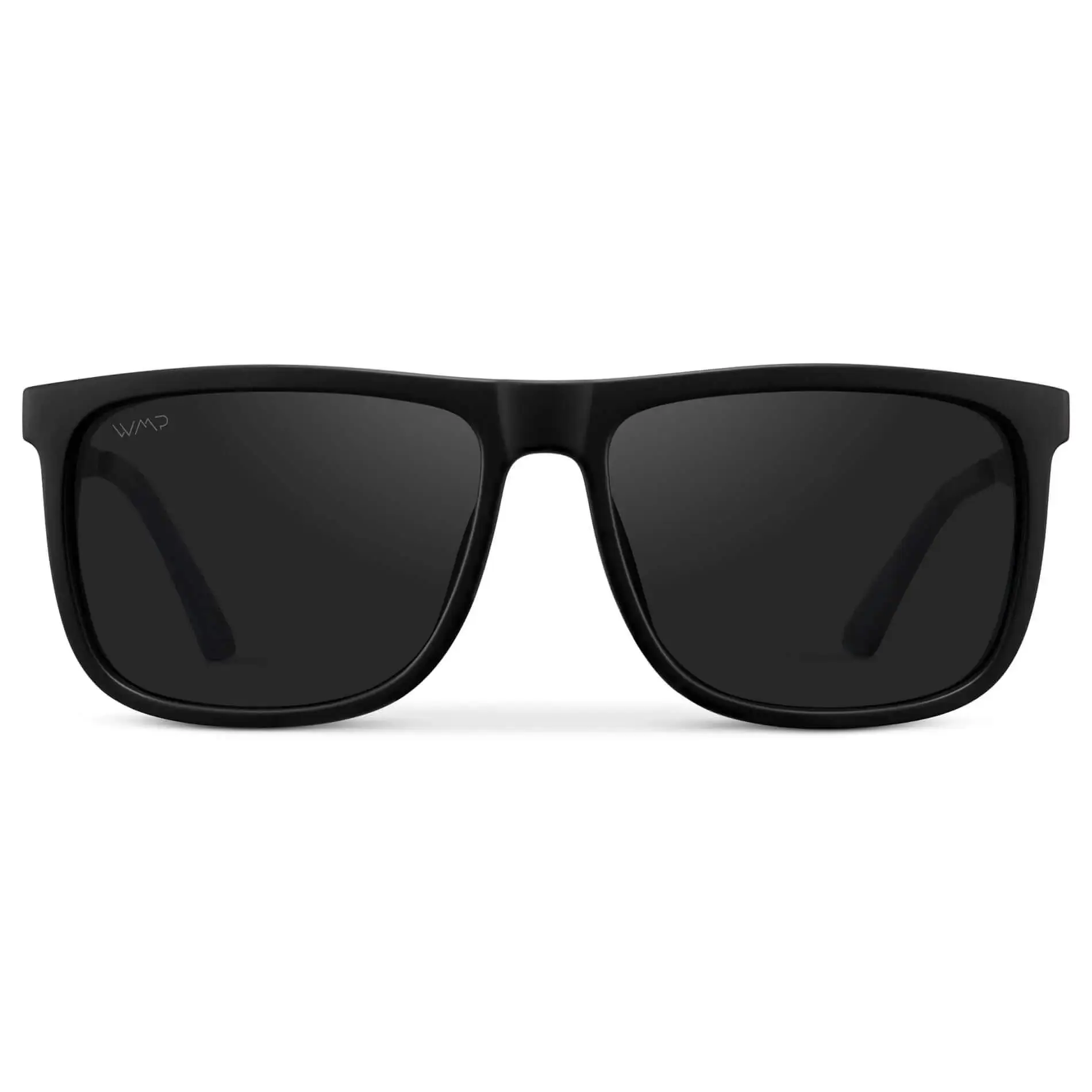 WMP Eyewear Jacob Men's Polarized Sunglasses - High-Quality Acetate Full Rim, Stainless Steel Accents, Male Fit, Shatterproof Lenses, 100% UV Protection, Fashionable Rectangular Design, Men's Sunglasses, Tac, Classic, Tri-Acetate