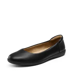 DREAM PAIRS Women's Classic Casual Low-Profile Antislip Grip Ballet Flats - Comfortable Round Toe Shoes for Daily Walking