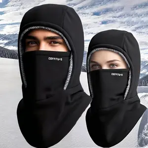Thermal Fleece Balaclava for Skiing & Hiking - Cold Weather Face Mask, Anti-Condensation Design, High-Altitude Gear, Windproof Face Mask, Protective Mask,Dad Gifts