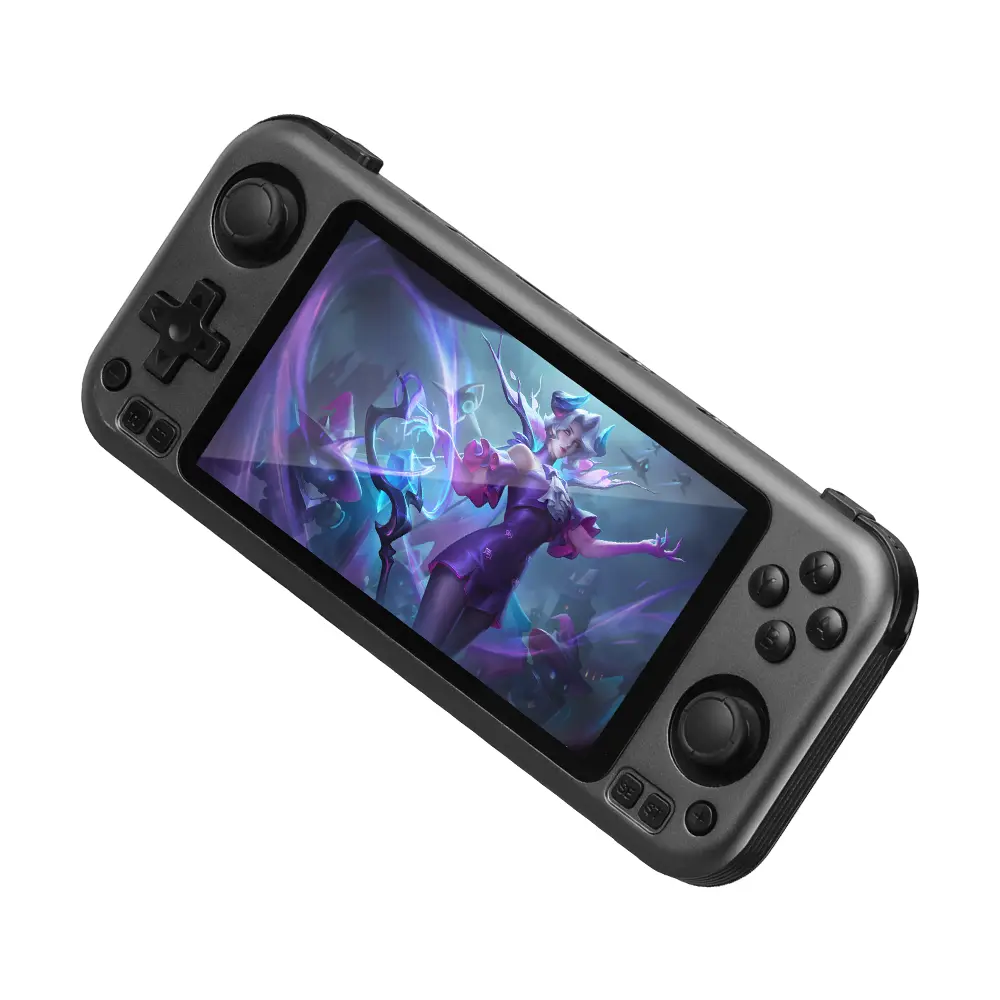 RG3566 Retro Android Handheld Gaming Console - 5.0-inch IPS HD 60Hz Screen, Quad-Core Processor, 4000mAh Rechargeable Battery, Portable Mini Option for Boys and Girls with Emulators