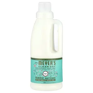 Mrs. Meyers Clean Day Fabric Softener, Basil, 32 fl oz (946 ml)