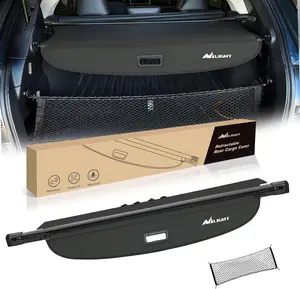 Nilight Cargo Cover Fit for Subaru Outback 2015 2016 2017 2018 2019, Retractable Privacy Security Shield Shade Rear Trunk Cover, with Trunk Storage Net