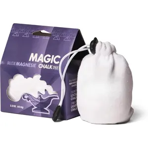 Magic Chalk Ball & Magic Chalk Ball PRO - Premium Gym Chalk in Refillable Sock - Non Toxic - Great for Climbing, Gymnastics, Weightlifting, Crossfit, Pool, Training