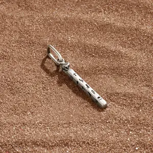 Royal Guardian - Silver Cobra Hieroglyphic Charm