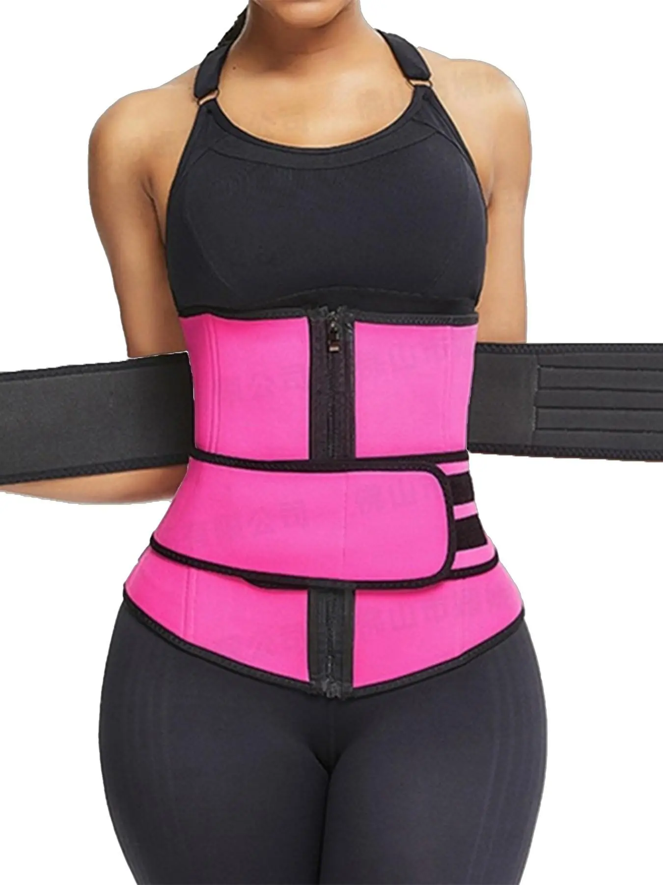 Men's and Women's Shapewear, Fitness Body Shaper, Faja Perfect Shaper, Dual Strap Reinforced Sporty Body Sculpting Belt Waist Cincher, Comfortable and Stylish, Men Buy One Size Up, Womenswear