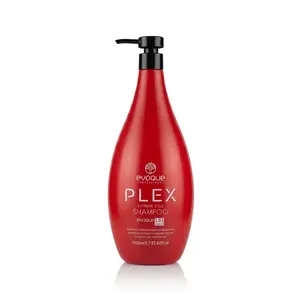 Evoque PLEX Extreme S.O.S Bond Building Shampoo 1000ml - Gentle Cleansing, Keratin Amino Acids, Nourishing Oils, Sulfate-Free, Paraben-Free, Cruelty-Free, Ideal for Very Processed Hair