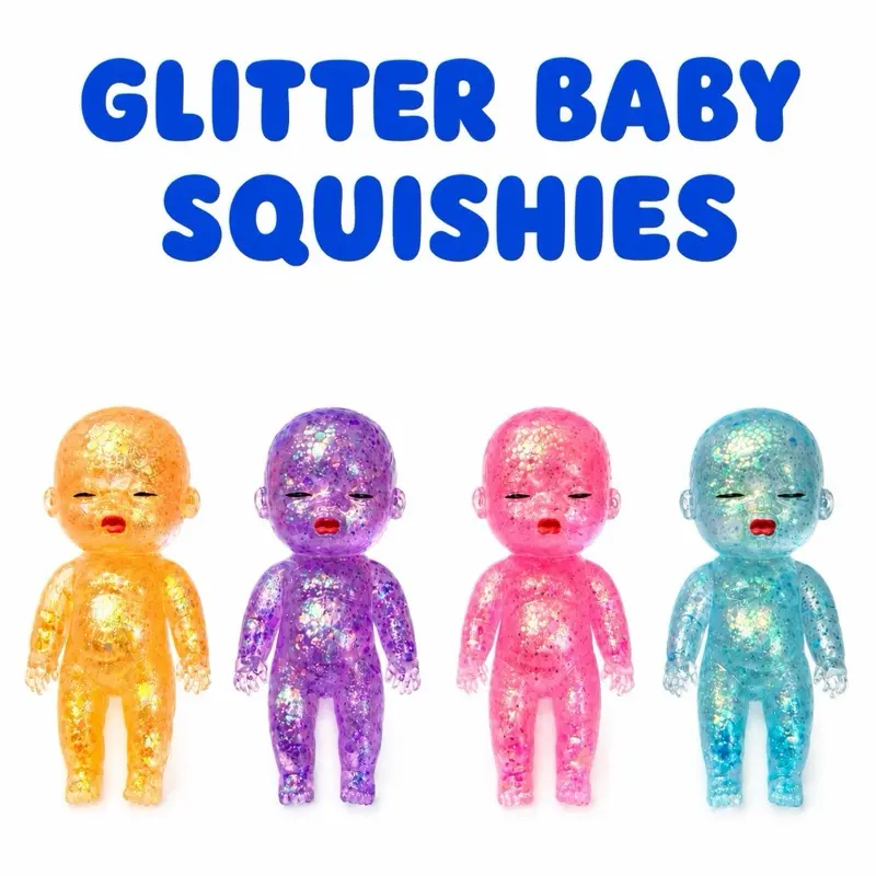 Defective Glitter Doll Squishies