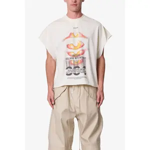 Retina Cut Off Tee - Off White