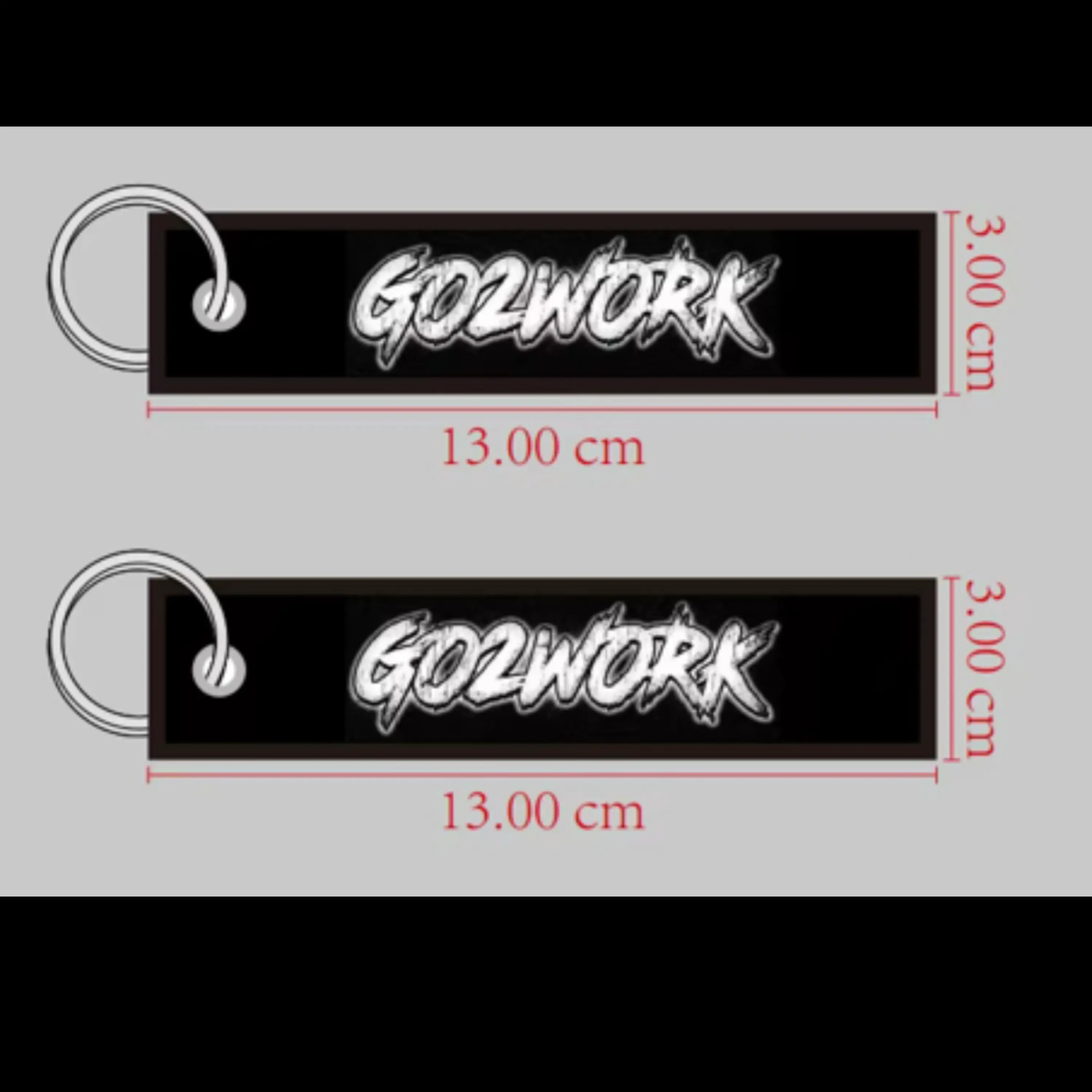 GO2WORK Keychain White/Black