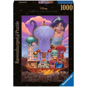 Ravensburger Disney Castle Puzzle: Jasmine Edition | 1000-Piece Jigsaw | Unique Softclick Technology | Agrabah Palace Theme | FSC Certified