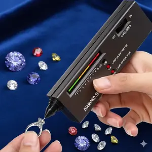 Diamond Tester Pen: Portable Gemstone Authenticity Detector for Diamonds, Jade, Crystals & Natural Gem Hardness Testing Tool | Accurate & Fast Results Hardware