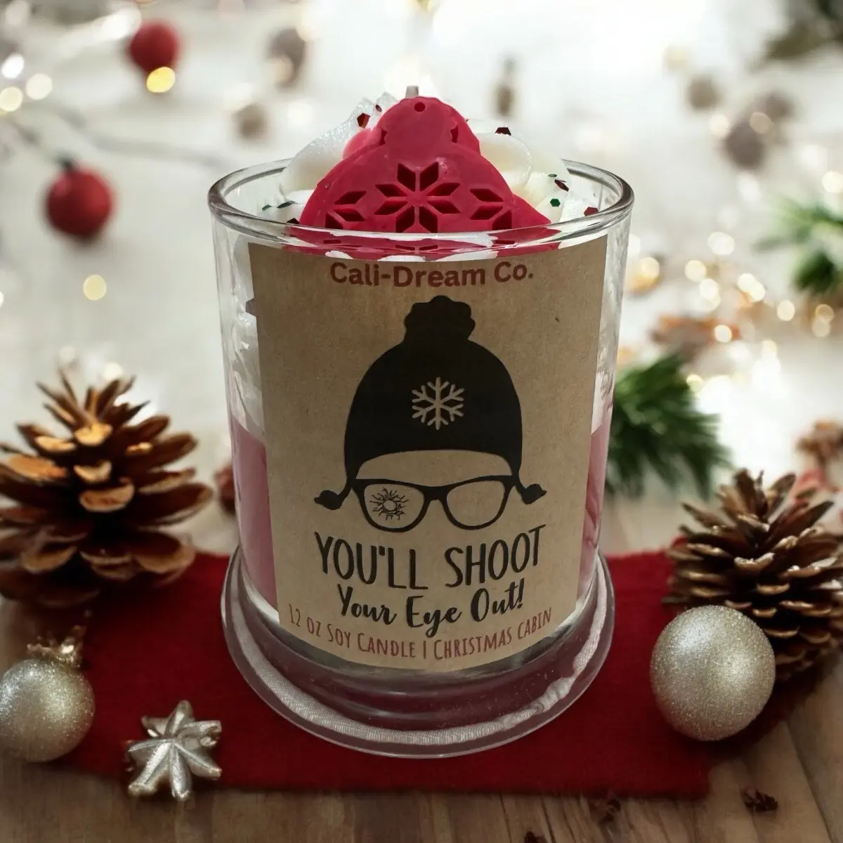 A Christmas Stories candle