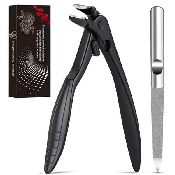 Nail Clippers for Men Women-Long Handled Toenail Clippers for Seniors Thick Toenails,Opening Sharp Durable Blade Ideal for Toenail Care