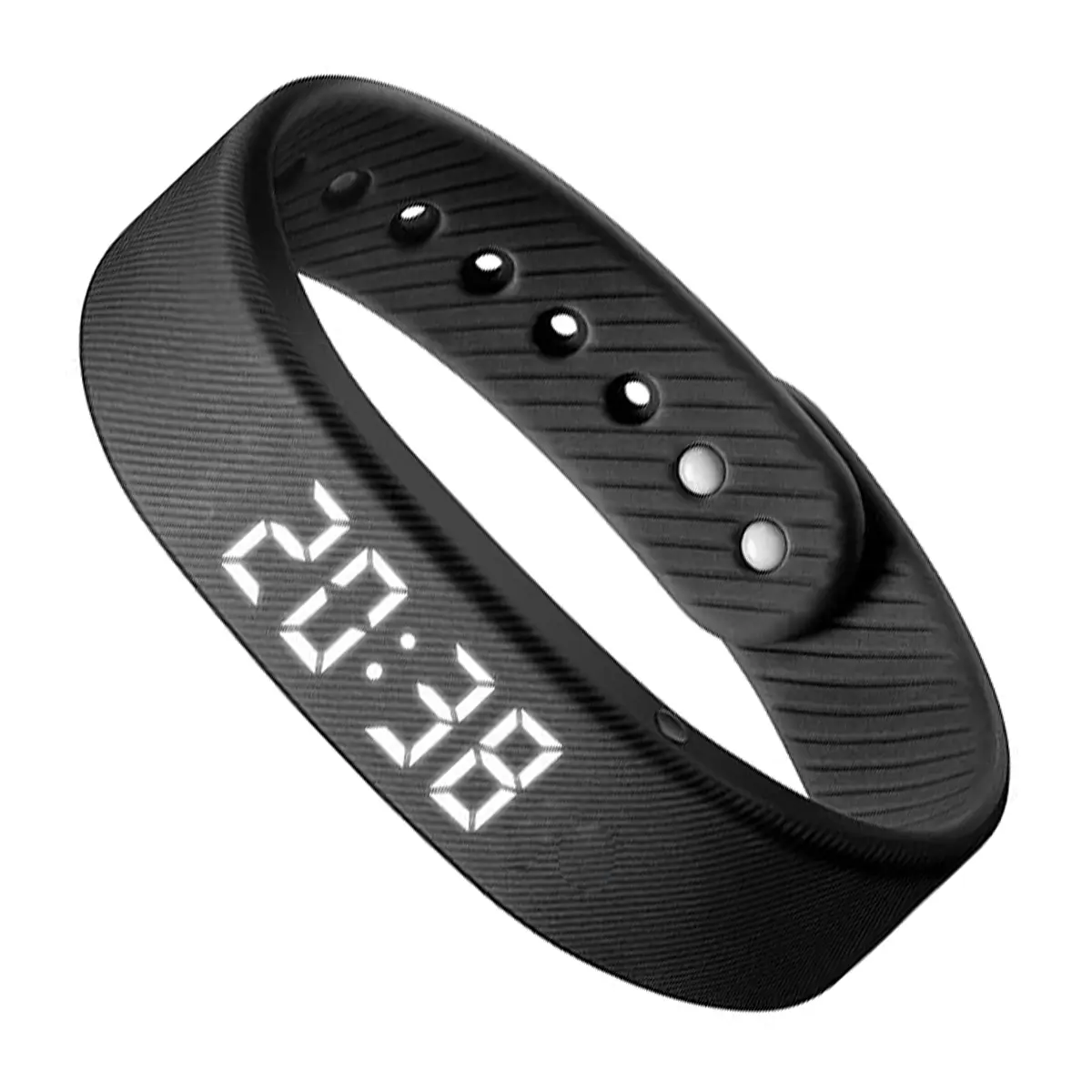 Silent Wake-Up Gadget for Heavy Sleepers, Magnetic Charging Vibrating Alarm Wristband, Waterproof Vibration Reminder Watch, No Loud Noise, Ideal for Dorm, Travel, Couples and Roommates