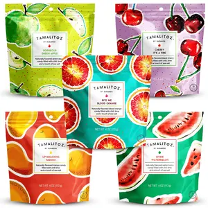 Tamalitoz Coboloco Pack The heavy hitters: Watermelon, Mango, Cherry, Apple, and Blood Orange. Each ribbon candy pillow is loaded with a sharp chili, lime, and sea salt punch. Forget the sugar rush. Call me hot, not sweet.