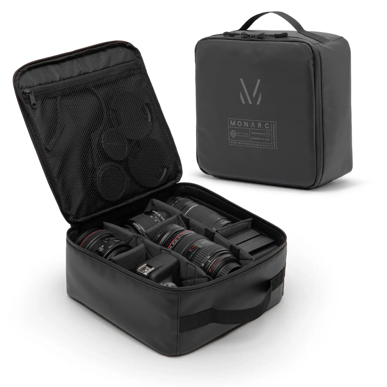 Camera Bag Insert – Eco-Friendly, Modular, Padded Cube for Gear | Monarc