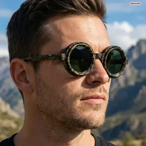 Adjustable ND Polarized Sunglasses for Men Women Rotating Lens UV Protection Sports Sunglasses for Driving Fishing Cycling Outdoor