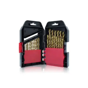 29PCS HSS Drill Bit Set (1/16"-1/2") – Precision-Marked, Durable Twist Drill Bits with Organizer Case, Spiral Flute for Efficient Drilling on Wood/Plastic/Soft Metal, Electric Tools Accessories