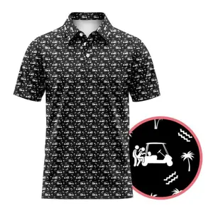 My Fav Thing To Do Print Polo Golf Shirt Short Sleeve Gift for Men, Full Size Options, Everyone Can Find Their Fit, Perfect Fit
