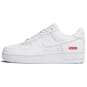 (Men Size SKU: CU9225-100 )Nike Air Force 1 Low Supreme White Casual Sneakers Trendy Fashion Sneaker