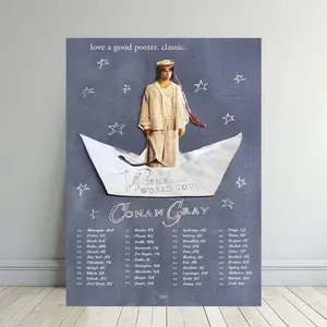 Conan Gray Wishbone World Tour 2026 Poster1 ( Unframe) (No Frame)