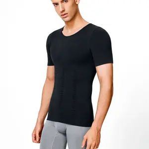 【LIVE】Nebility Men’s Seamless Compression Tank Top Shapewear for Everyday Wear – Lightweight Short Sleeve Body Shaper Vest with a Clean, Smooth Fit