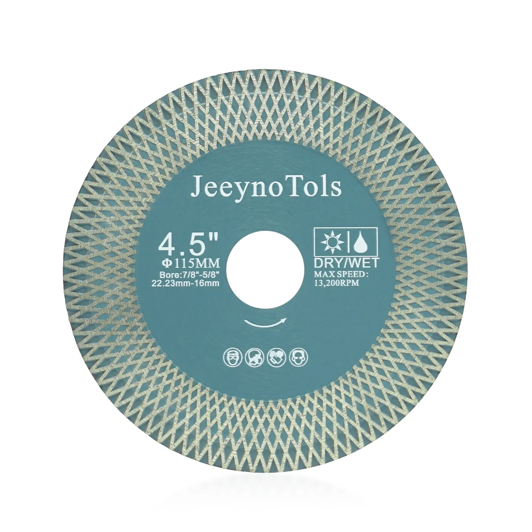 Diamond Cutting wheel Grinding Disc home tool -Dual Coated concrete Tile Saw Blade with X Teeth Arbor 7/8"-5/8" for Granite Marble Porcelain Quartz Ceramic free ship hole cutter ，blades， cutting blades
