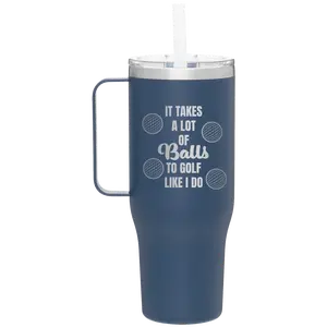 Personalized Lots of Balls 40 oz Tumbler Mug - Constellation
