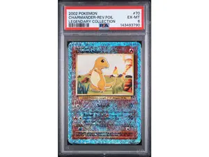 2002 Pokemon Legendary Collection Reverse Holo Charmander #70 PSA 6