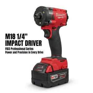 Milwaukee M18 FID3 Cordless Impact Driver With Battery Charger Drilling Fastening Electric Wrench Makita Battery