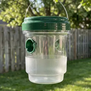 Super Powerful Outdoor Fly Trap, Reusable Design, Non-Toxic Solution, Ideal for Outdoor Areas, Effective Pest Control, Outdoor Hanging Trap